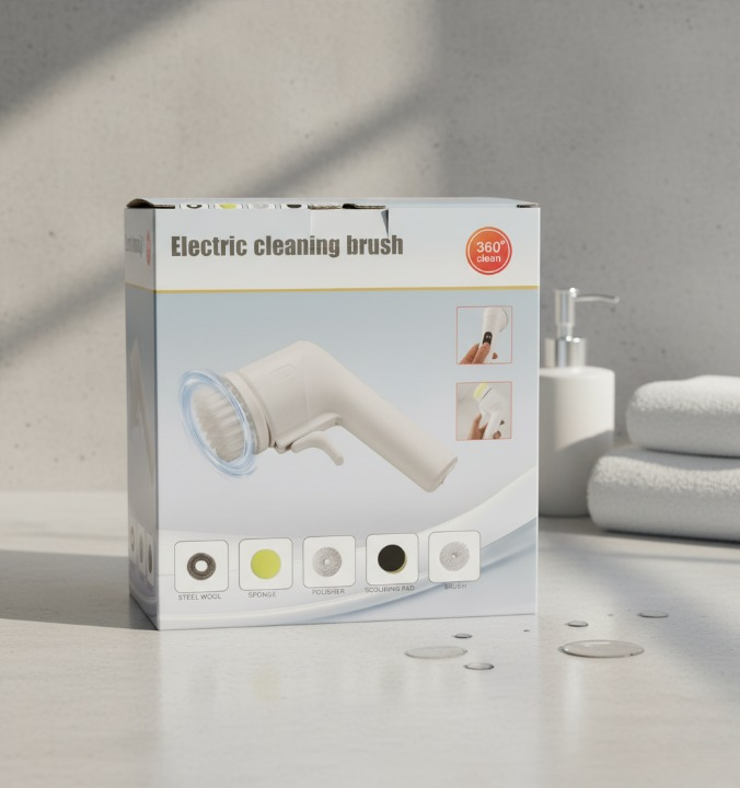 Electric Cleaning Brush - Multi-Surface Scrubbing Tool