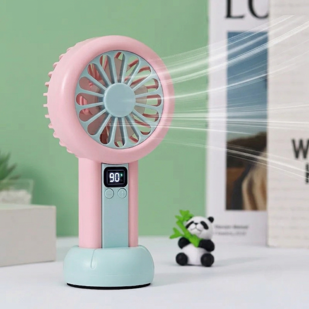 Mini Rechargeable Portable Fan - Compact USB Desk & Personal Fan