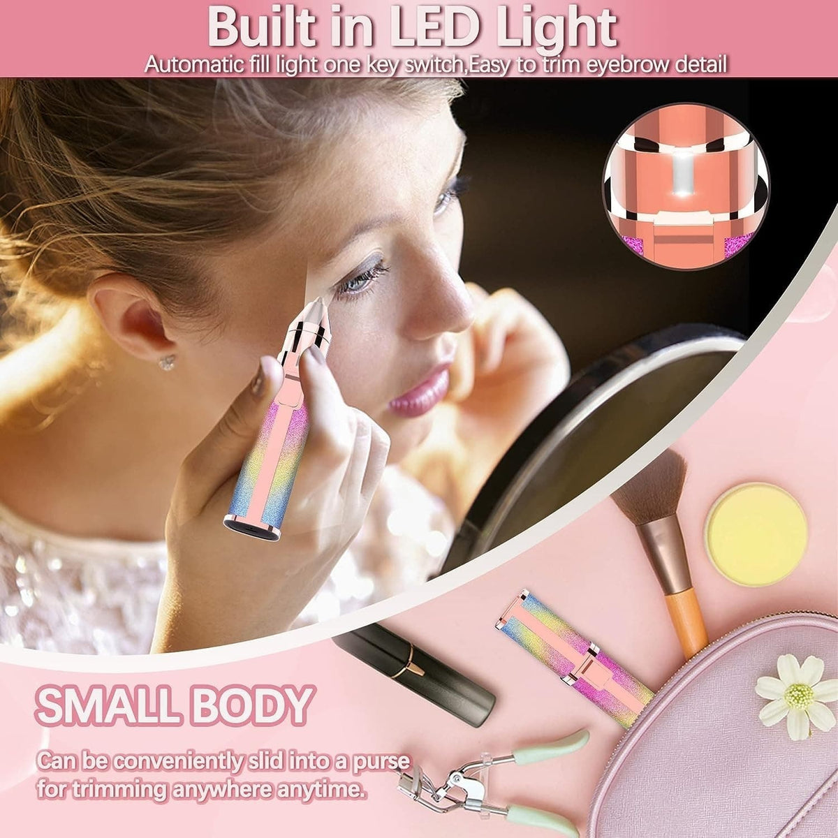 Eyebrow Trimmer - Precision Facial Hair Removal Tool