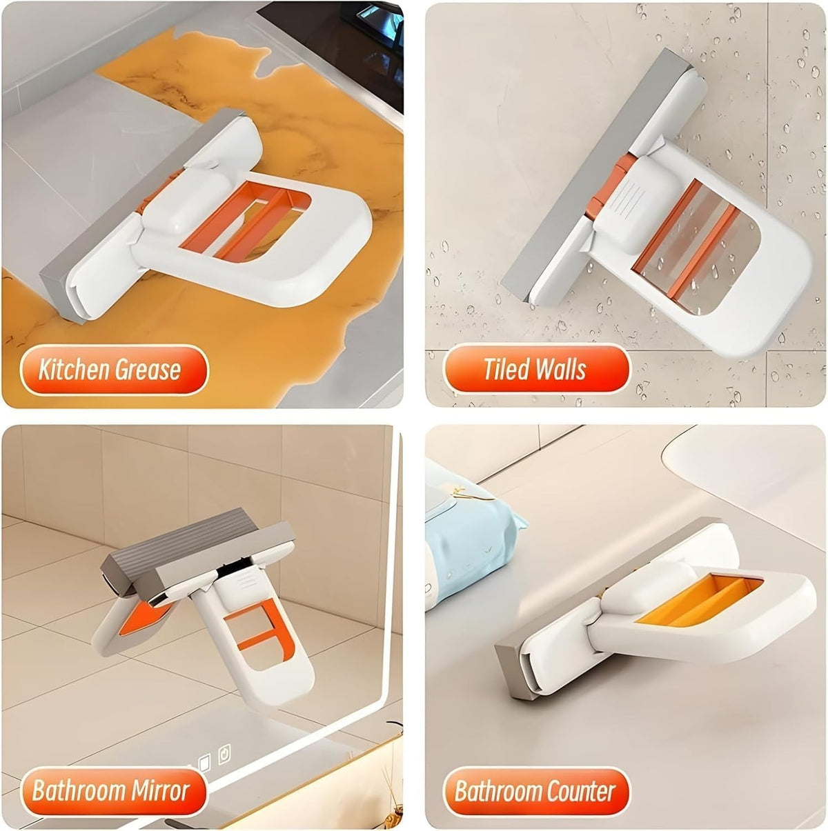 Foldable Mini Sponge Mop - Easy Floor Cleaning Mop