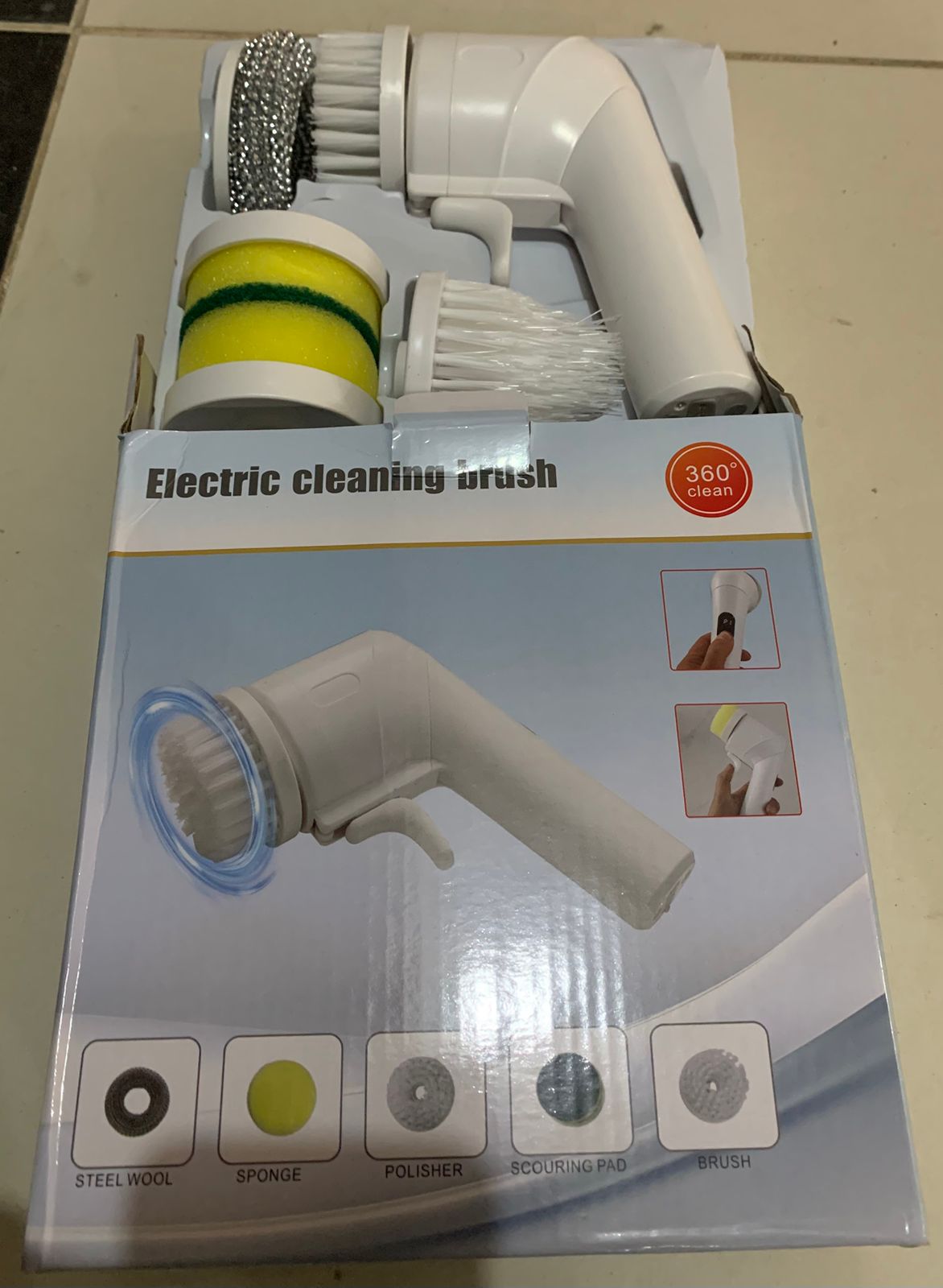 Electric Cleaning Brush - Multi-Surface Scrubbing Tool