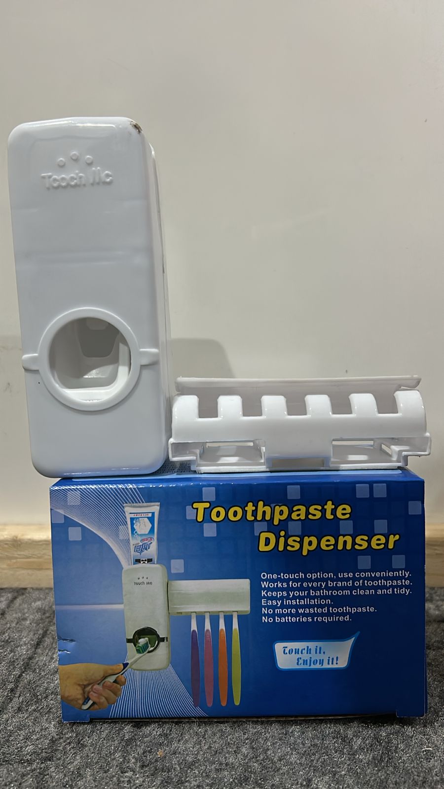 Automatic Toothpaste Dispenser - wall-mounted Bathroom Oragnizer