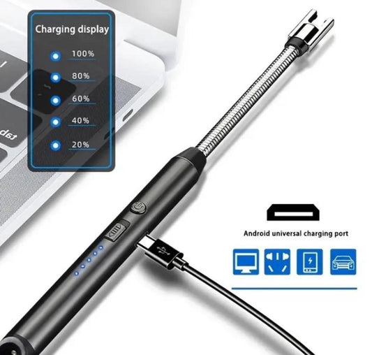 USB Rechargeable Electric Candle Lighter - Flameless Arc Lighter