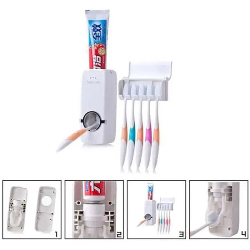 Automatic Toothpaste Dispenser - wall-mounted Bathroom Oragnizer